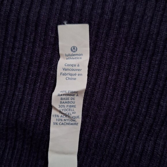 Lululemon Purple Wrap Cardigan with Belt - Picture 4 of 7